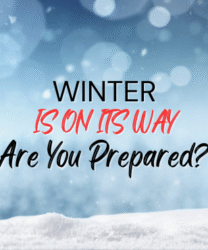 Winter health tips snow theme banner Fibax Pharma