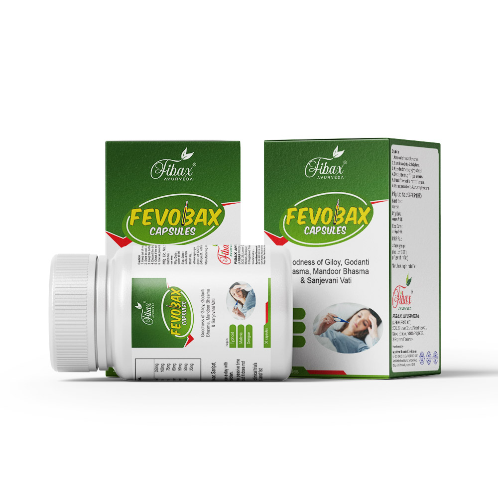 Fevobax Ayurvedic Capsules for Fever and Immunity Support