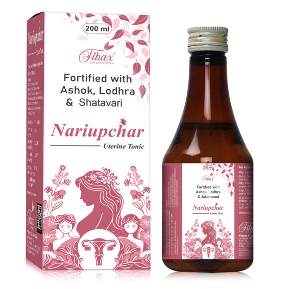 Nariupchar Women Syrup 200ml – Ayurvedic Hormonal and Menstrual Health Tonic by Fibax Pharma
