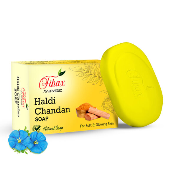 Fibax Haldi Chandan Soap for healthy moisturized skin